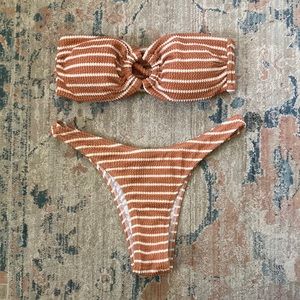 Somerfield Swim bikini - Rivière top & Byron bottoms - strapless bikini set